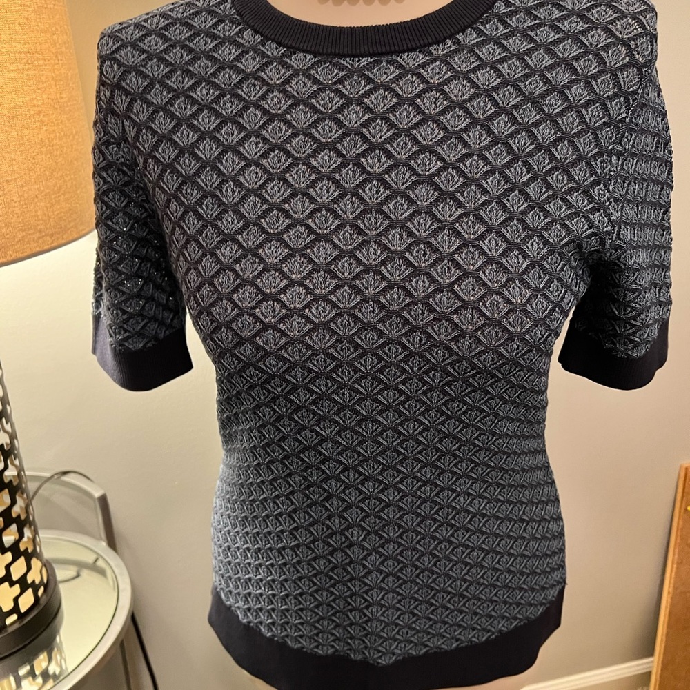 Brooks Brothers short sleeve sweater